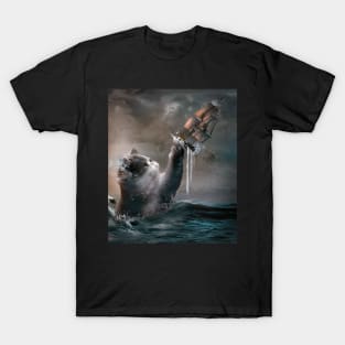 Cat Kraken Krakitten T-Shirt